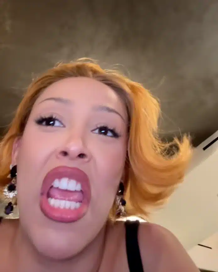 Doja Cat mocked Sydney Sweeney’s controversial American Eagle campaign in a TikTok video Monday.
