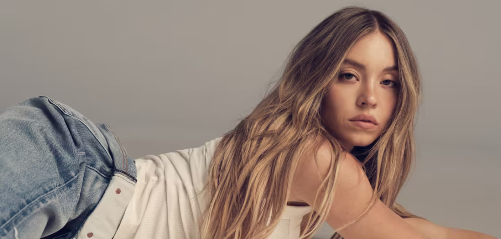 sydney sweeney in american eagle jeans ad
