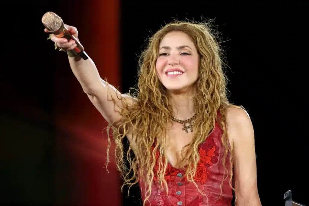 Shakira during her Las Mujeres Ya No Lloran World Tour in Miami.