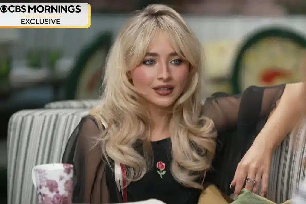 Sabrina Carpenter for 'CBS Mornings' in August 2025.
