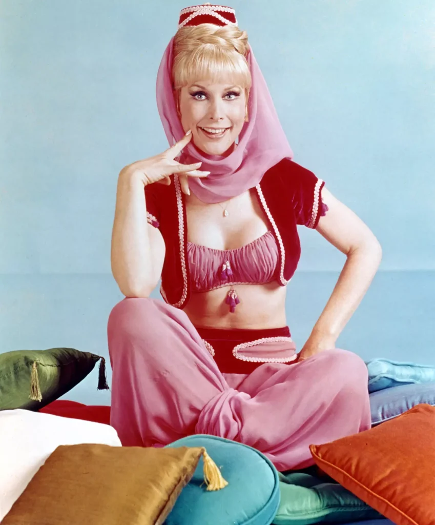 Barbara Eden in 'I Dream of Jeannie' in 1967.