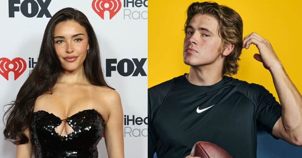 Madison Beer & NFL Star Justin Herbert Spark Romance Buzz on Music Video Set