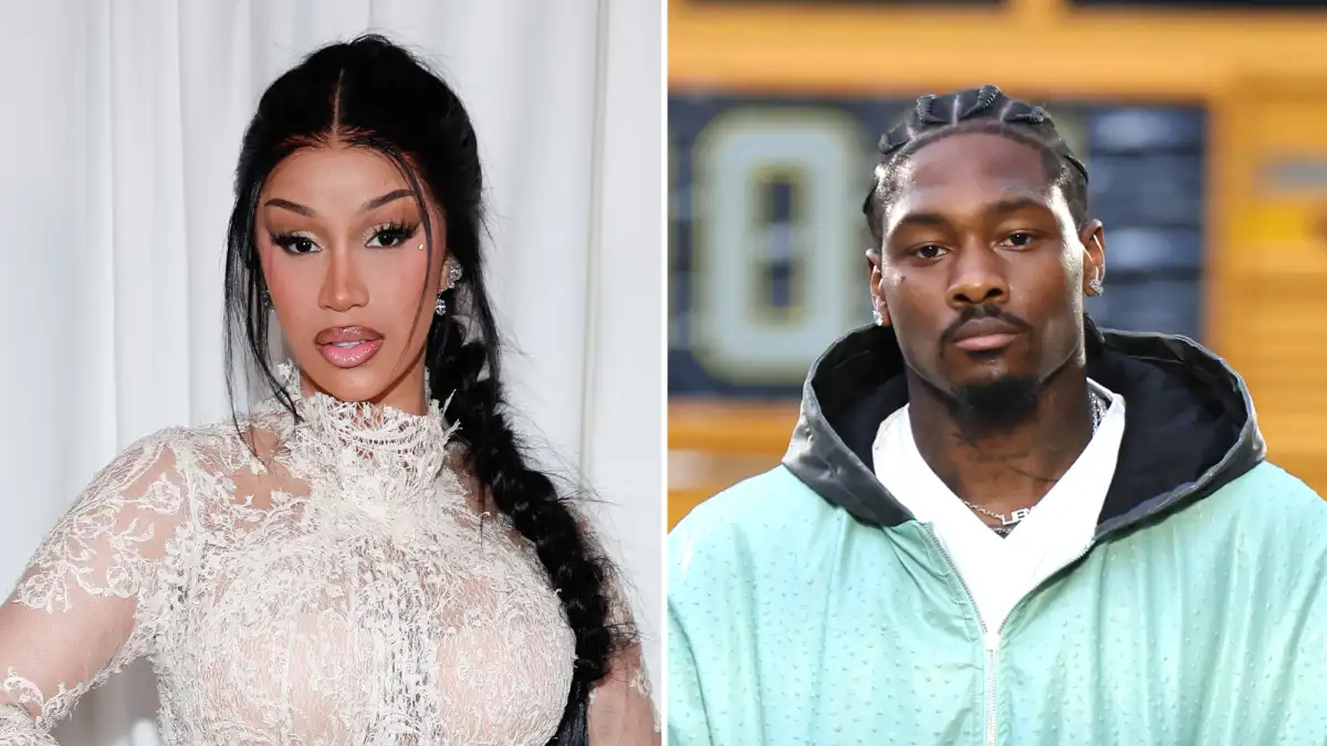 Stefon Diggs finally speaks out about Cardi B’s pregnancy, sharing his excitement for their baby on the way.