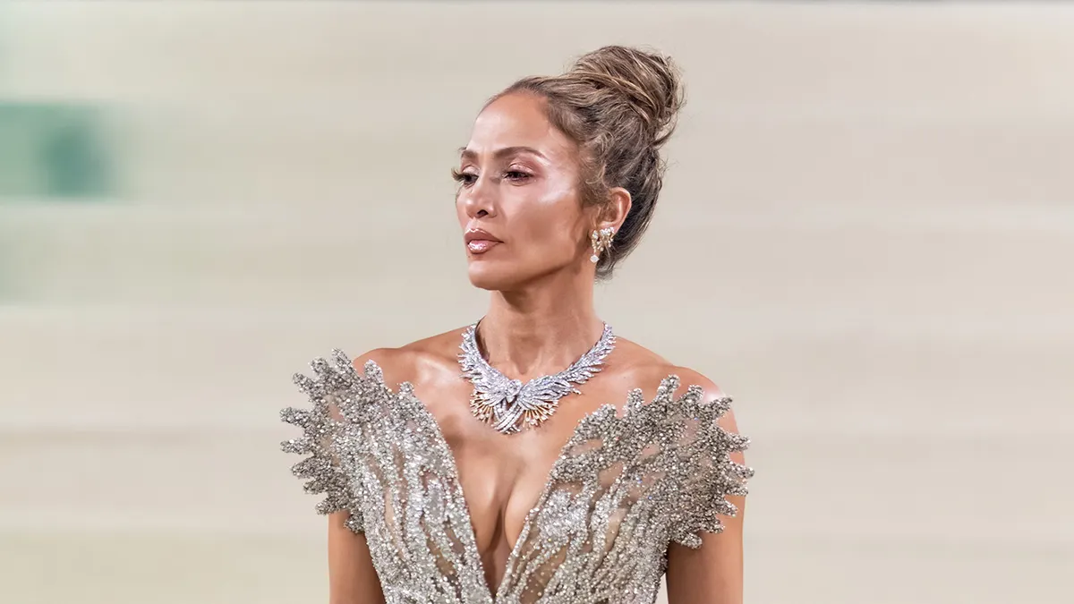 Jennifer Lopez Stuns in Plunging Floral Gown at YES Gala