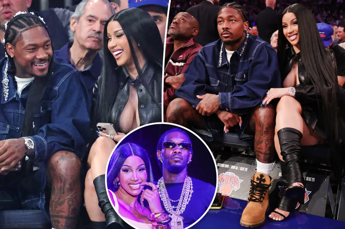 Stefon Diggs Surprises Cardi B With Roses for Album Release