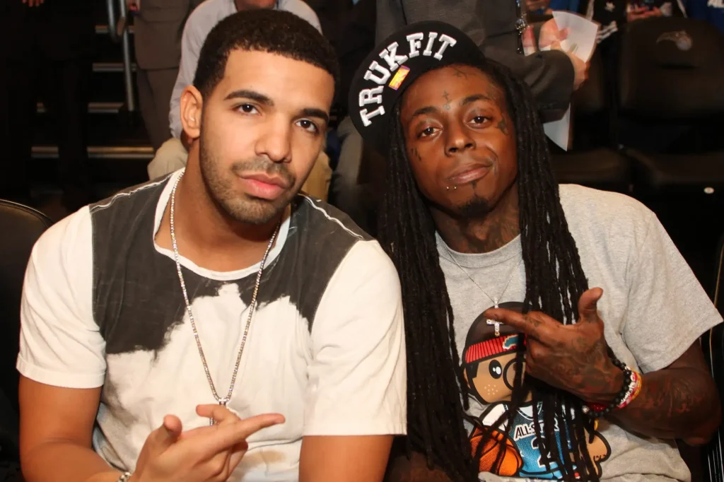 Drake and Lil Wayne in 2012.